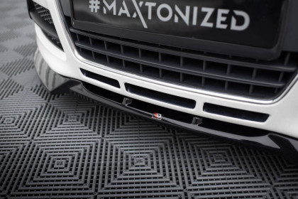 Spojler pod nárazník lipa V.3 Audi TT 8J černý lesklý plast