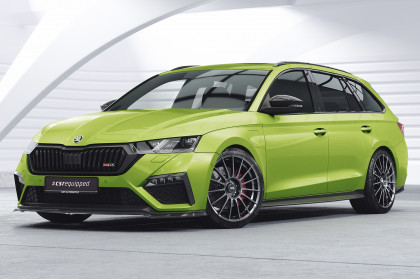 Prahové difuzory CSR pro Škoda Octavia 4 2020-  černý lesklý