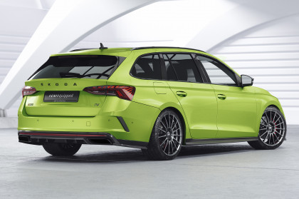 Prahové difuzory CSR pro Škoda Octavia 4 2020-  černý lesklý