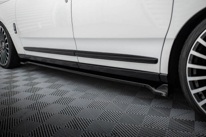 Prahové lišty Rolls Royce Cullinan černý lesklý plast