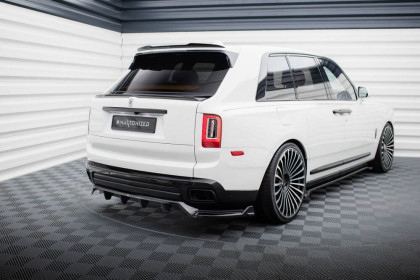Spoiler zadního nárazniku Rolls Royce Cullinan černý lesklý plast