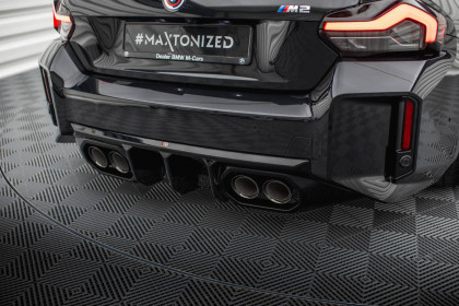 Zadní difuzor V.2 BMW M2 G87 černý lesklý plast - duplex