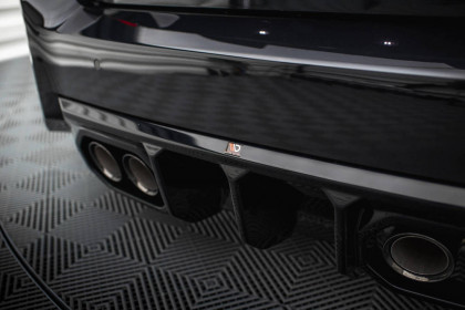 Zadní difuzor V.2 BMW M2 G87 černý lesklý plast - duplex