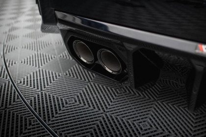 Zadní difuzor V.2 BMW M2 G87 černý lesklý plast - duplex