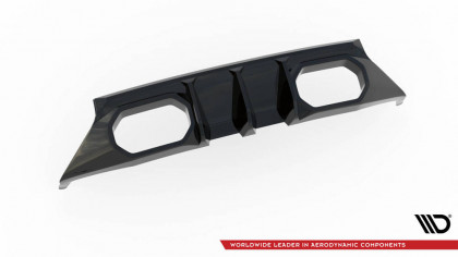 Zadní difuzor V.2 BMW M2 G87 černý lesklý plast - duplex