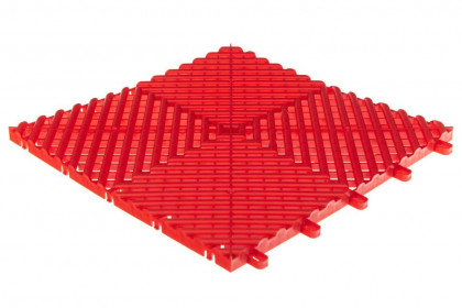 Modular Maxton floor - dlaždice modulární podlahy - červená