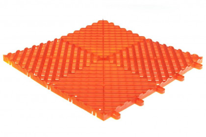 Modular Maxton floor - dlaždice modulární podlahy - oranžová
