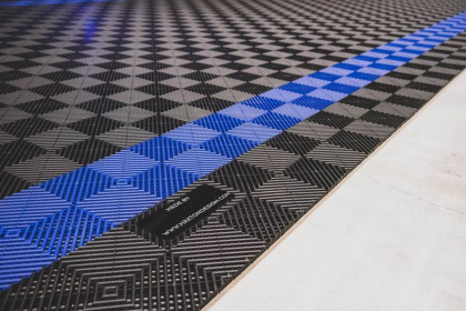 Modular Maxton floor - dlaždice modulární podlahy - oranžová