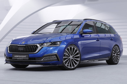 Spoiler pod přední nárazník CSR CUP - Škoda Octavia 4 - černá struktura