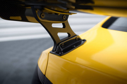 Zadní spoiler křídlo + LED Audi A5 Coupe 8T carbon - široké uchycení