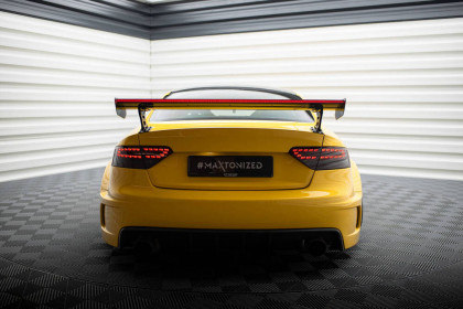 Zadní spoiler křídlo + LED Audi A5 Coupe 8T carbon - široké uchycení