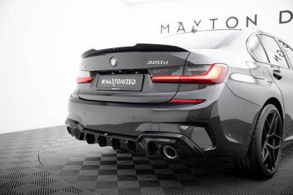 Zadní difuzor BMW 3 M-Pack G20 / G21 (bez tažného) černý lesklý plast