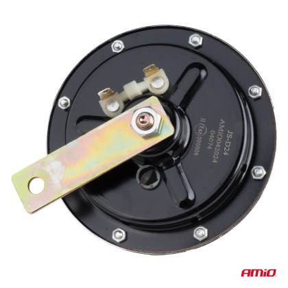 Zvukový signál klaksonu chrom 125 mm 12V AMIO-04074