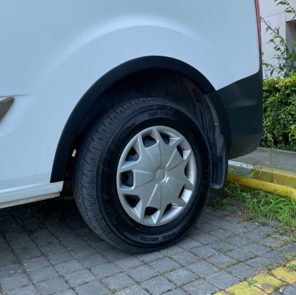 Plastové lemy blatníků pro FORD Transit Custom MK1 2012-2018 s TÜV