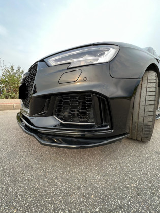 Spoiler pod přední nárazník pro AUDI RS3 8V Facelift Sportback 2017-2019 Version 3 s TÜV
