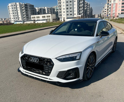 Spoiler pod přední nárazník pro AUDI A5 S-Line / S5 F5 Facelift 2019+ s TÜV