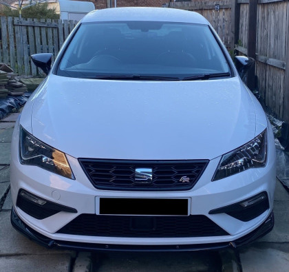 Spoiler pod přední nárazník pro SEAT Leon FR Facelift 2017-2019 s TÜV