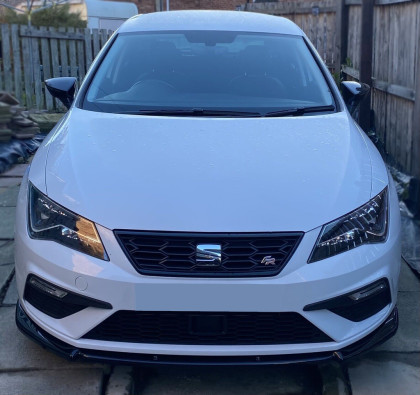 Spoiler pod přední nárazník pro SEAT Leon FR Facelift 2017-2019 s TÜV