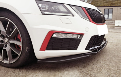 Spoiler pod přední nárazník pro  ŠKODA Octavia RS MK3 2013-2016 s TÜV