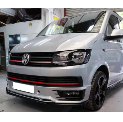 Spoiler pod přední nárazník pro VOLKSWAGEN Transporter T6 Sportline 2015-2019 s TÜV