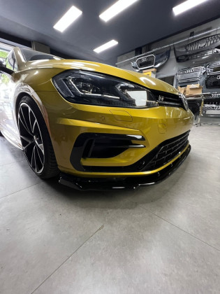 Spoiler pod přední nárazník pro VW VOLKSWAGEN Golf MK 7.5 R 2017-2020 s TÜV