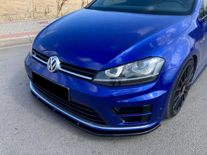 Spoiler pod přední nárazník V2 pro VW VOLKSWAGEN Golf MK 7 R / R Line 2013-2016 s TÜV