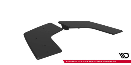 Splittery zadní boční Street Pro Mitsubishi Lancer EVO X černo červené