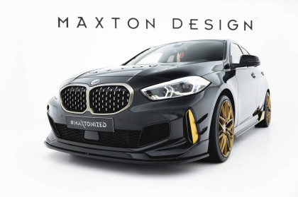 Spojler pod nárazník lipa BMW M135i M-Performance F40 černý lesklý plast