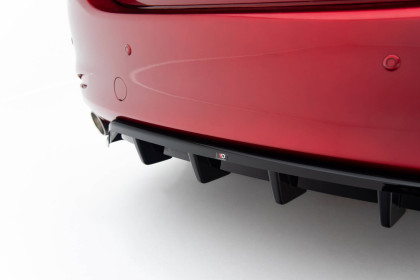 Spoiler zadního nárazniku Mazda 6 Mk3 Facelift černý lesklý plast