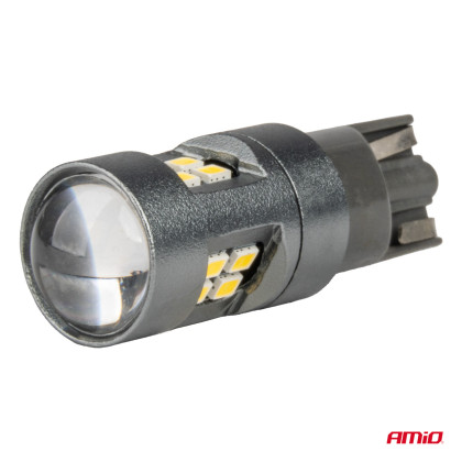 LED CANBUS T10 W5W 16SMD 2016 Bílé žárovky 12V/24V AMIO-04234