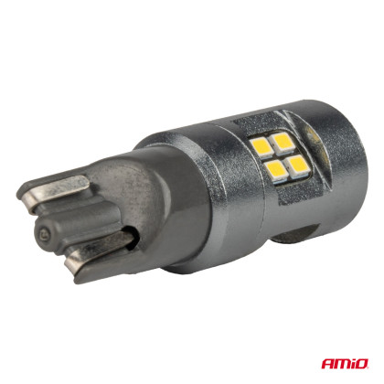 LED CANBUS T10 W5W 16SMD 2016 Bílé žárovky 12V/24V AMIO-04234