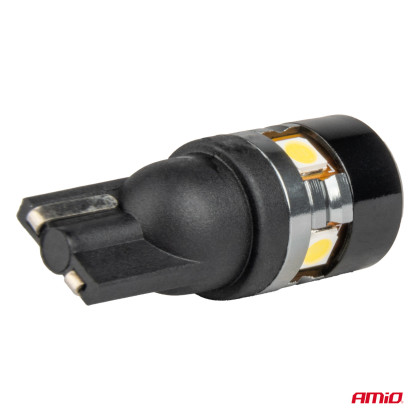LED žárovky CANBUS T10 W5W 5SMD 3030 White 12V 24V AMIO-04239