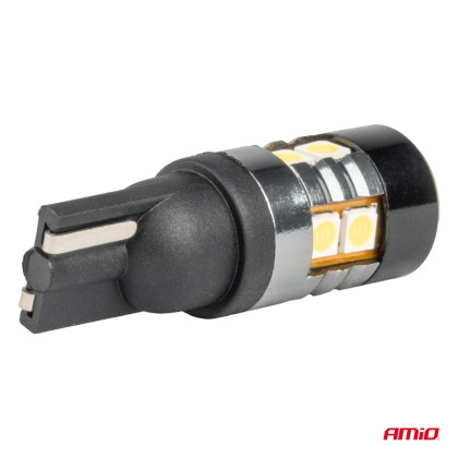 LED žárovky CANBUS T10 W5W 9 SMD 3030 White 12V 24V AMiO-04241