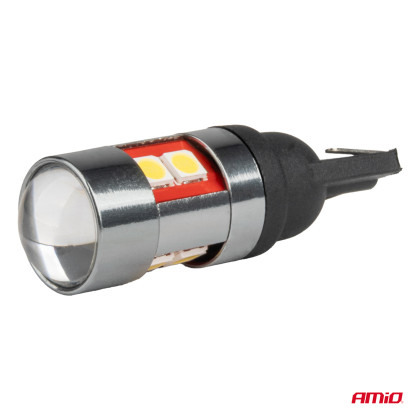 LED žárovky CANBUS T10 W5W 9 SMD 3030 White 12V 24V 36V 48V AMIO-04244