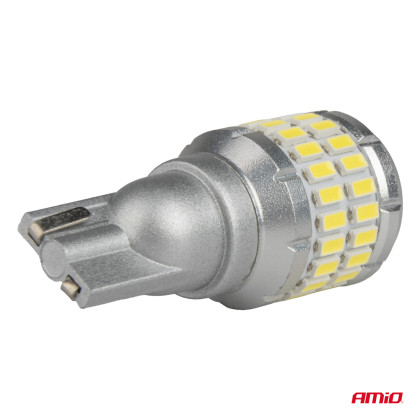 LED žárovky CANBUS T15 W16W 48SMD 4SMD 3014 3030 White 12V 24V AMIO-04261