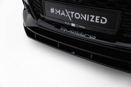 Street pro spojler pod nárazník lipa Audi RS5 Coupe / Sportback F5 černý