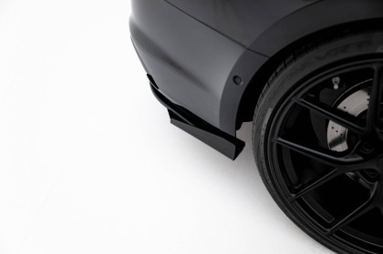 Splittery zadní boční Street Pro + flaps Audi RS5 Sportback F5 černo červené