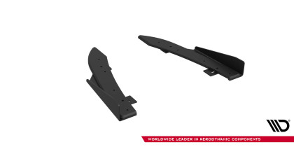 Splittery zadní boční Street Pro + flaps Audi RS5 Sportback F5 černo červené