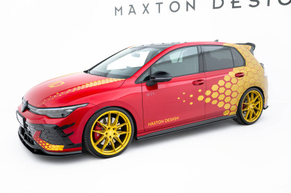 Prahové lišty Street pro Volkswagen Golf GTI Clubsport Mk8 Facelift černé