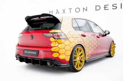 Spoiler zadního nárazníku Street pro V.1 Volkswagen Golf GTI Clubsport Mk8 Facelift černo červený