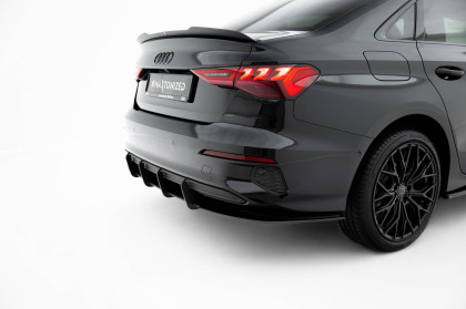 Spoiler zadního nárazníku Street pro Audi A3 Sedan 8Y černo červený