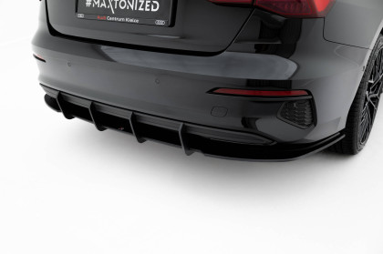 Spoiler zadního nárazníku Street pro Audi A3 Sedan 8Y červený