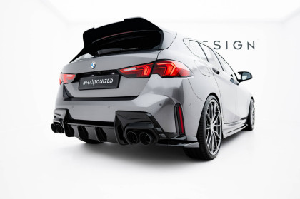 Zadní difuzor BMW M135i F70 černý lesklý plast