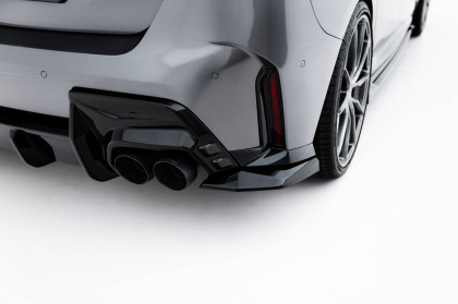 Splittery zadní boční V.2 BMW M135i F70 černý lesklý plast