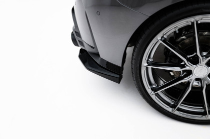 Splittery zadní boční V.2 BMW M135i F70 černý lesklý plast