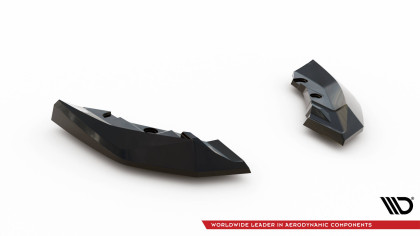 Splittery zadní boční V.2 BMW M135i F70 černý lesklý plast