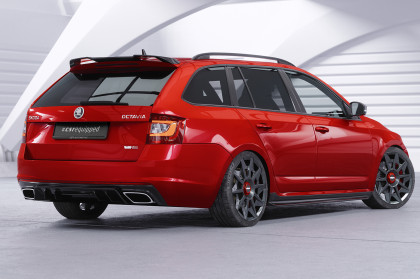 Prahové difuzory CSR pro Škoda Octavia 3 2012-2020  carbon look matný