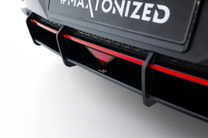 Spoiler zadního nárazníku Street pro Hyundai Elantra N Mk7 červený