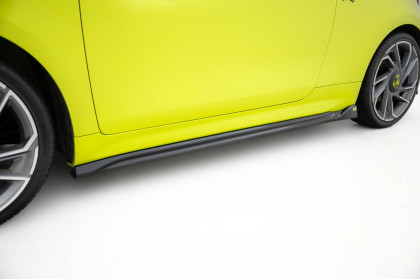 Prahové lišty Abarth 500e černý lesklý plast