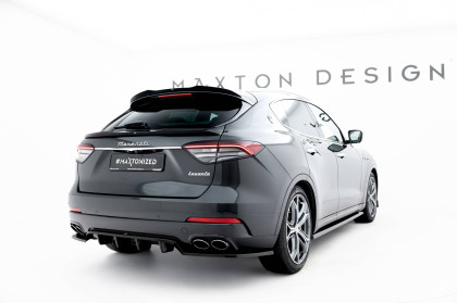 Spoiler zadního narázníku Maserati Levante GT Mk1 Facelift černý lesklý plast